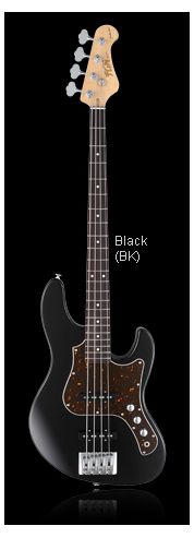 FGN J-Standard Mighty Jazz JMJ-R BK  бас-гитара, цвет - чёрный в магазине Music-Hummer