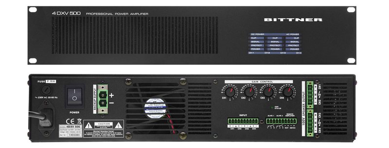 Усилитель мощности Bittner Audio 4DXV 500 в магазине Music-Hummer