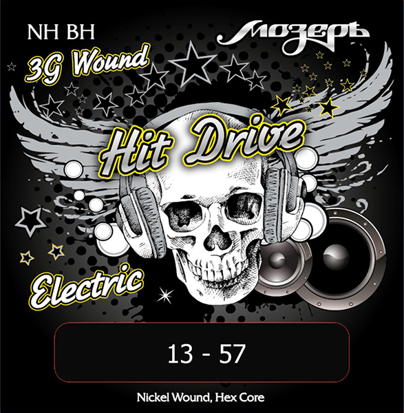 Комплект струн для электрогитары Мозеръ NH-BH Hit Drive в магазине Music-Hummer