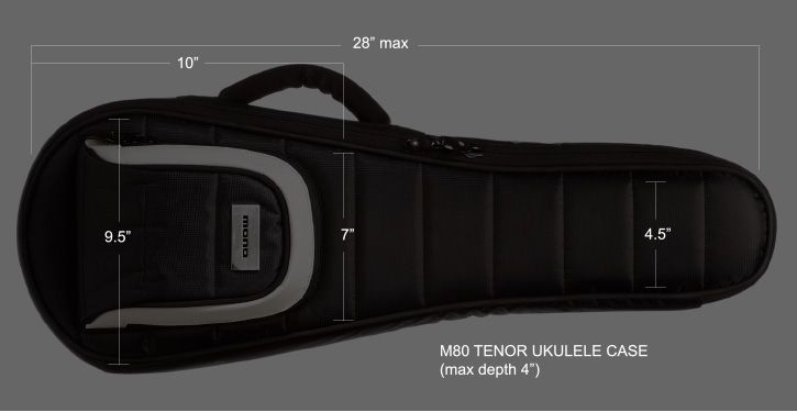 Mono M80-UT-BLK Чехол для тенор укулеле в магазине Music-Hummer