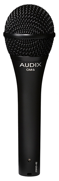Вокальный динамический микрофон AUDIX OM6 в магазине Music-Hummer