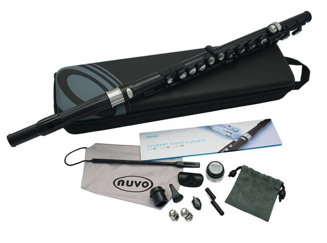 NUVO Student Flute Kit - Black/Silver в магазине Music-Hummer