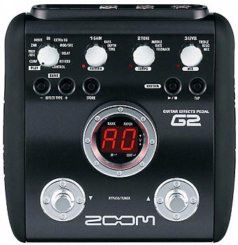 ZOOM G2 гитарный процессор c адаптером в магазине Music-Hummer