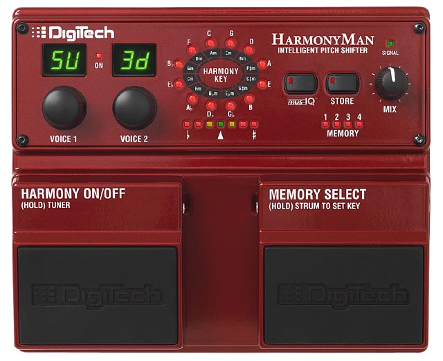 DIGITECH HarmonyMAN SMART GUITAR HARMONY PEDAL гитарный процессор в магазине Music-Hummer