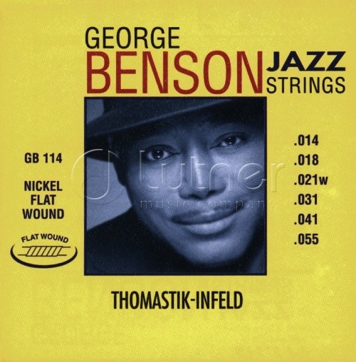 Комплект струн Thomastik GB114 George Benson Jazz для акустической гитары в магазине Music-Hummer