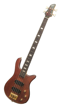 Бас гитара JET USP 680 цвет BR коричневый в магазине Music-Hummer