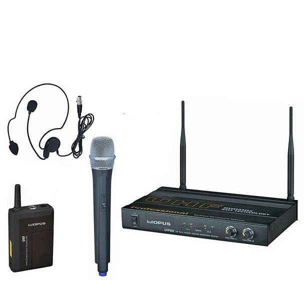 Радиосистема с головным и ручным микрофоном OPUS UHF 922HQ в магазине Music-Hummer