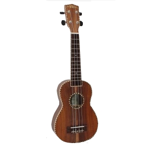 WIKI UK110 - гитара укулеле сопрано, серия Deluxe, коа, цвет натуральный в магазине Music-Hummer
