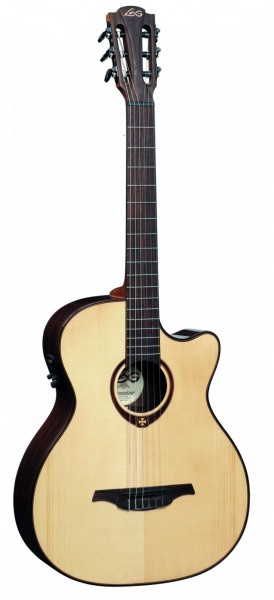 Классическая гитара с подключением LAG TN400ACE в магазине Music-Hummer