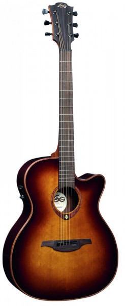 Электроакустическая гитара LAG T100ACE-BRS в магазине Music-Hummer
