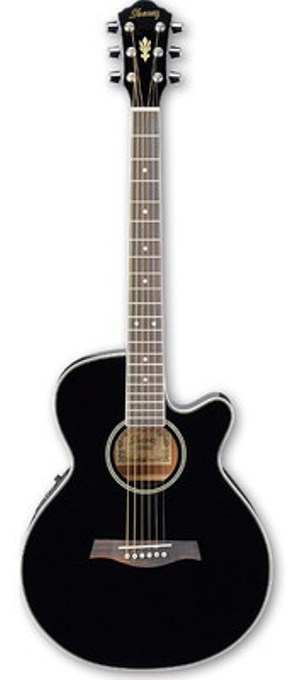 Электроакустическая гитара Ibanez AEG8E Black в магазине Music-Hummer