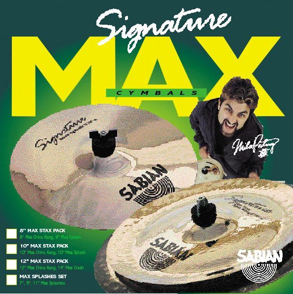 Sabian MIKE PORTNOY MID MAX STAX в магазине Music-Hummer
