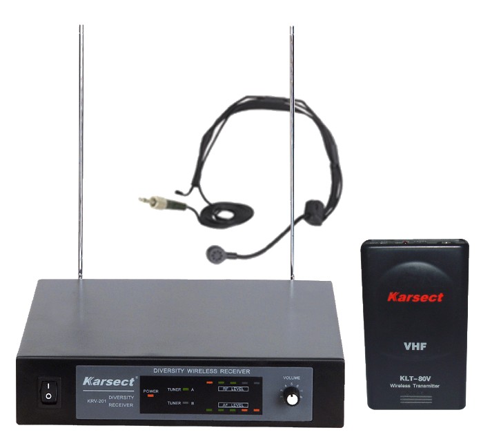 KARSECT KRV201/HT-1A Радиосистема с головным микрофоном в магазине Music-Hummer