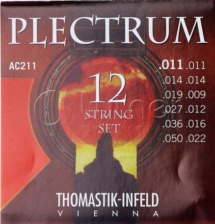 Комплект струн  Thomastik AC211 Plectrum для 12-струнной акустической гитары в магазине Music-Hummer