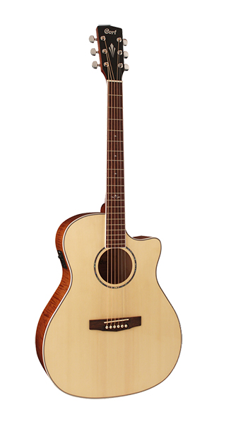 GA-FF-NAT Grand Regal Series Электро-акустическая гитара, с вырезом, натуральный, Cort в магазине Music-Hummer