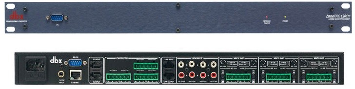 Аудио процессор для многозонных систем звукоусиления DBX ZonePro 1261m в магазине Music-Hummer