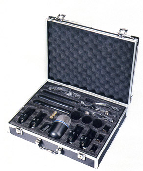 Soundking E08W-1 комплект микрофонов для ударной установки, в кейсе в магазине Music-Hummer