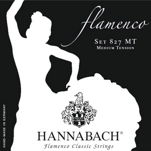 Комплект струн для классической гитары Hannabach 827MT Black FLAMENCO в магазине Music-Hummer