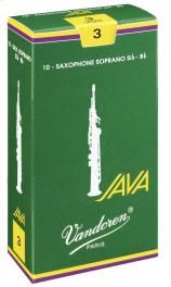 Vandoren SR3035  трости для сопрано-саксофона, JAVA, №3.5, (упаковка 10 шт. ) в магазине Music-Hummer