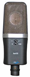 Apex 550  студийный конденс микрофон с большой диафрагм, кардиоида, 20 - 20 кГц, SPL 126 дБ, в магазине Music-Hummer