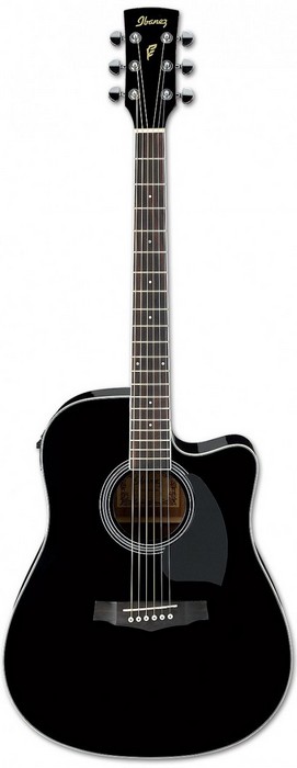 Электроакустическая гитара IBANEZ PF15ECE-BK в магазине Music-Hummer
