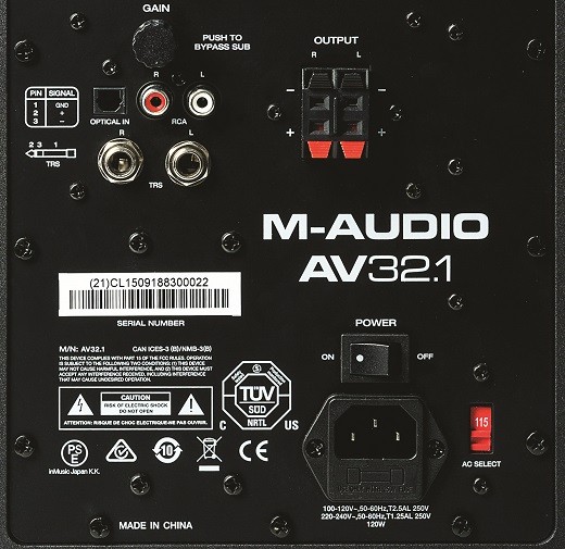 M-Audio AV32.1 акустическая система в магазине Music-Hummer