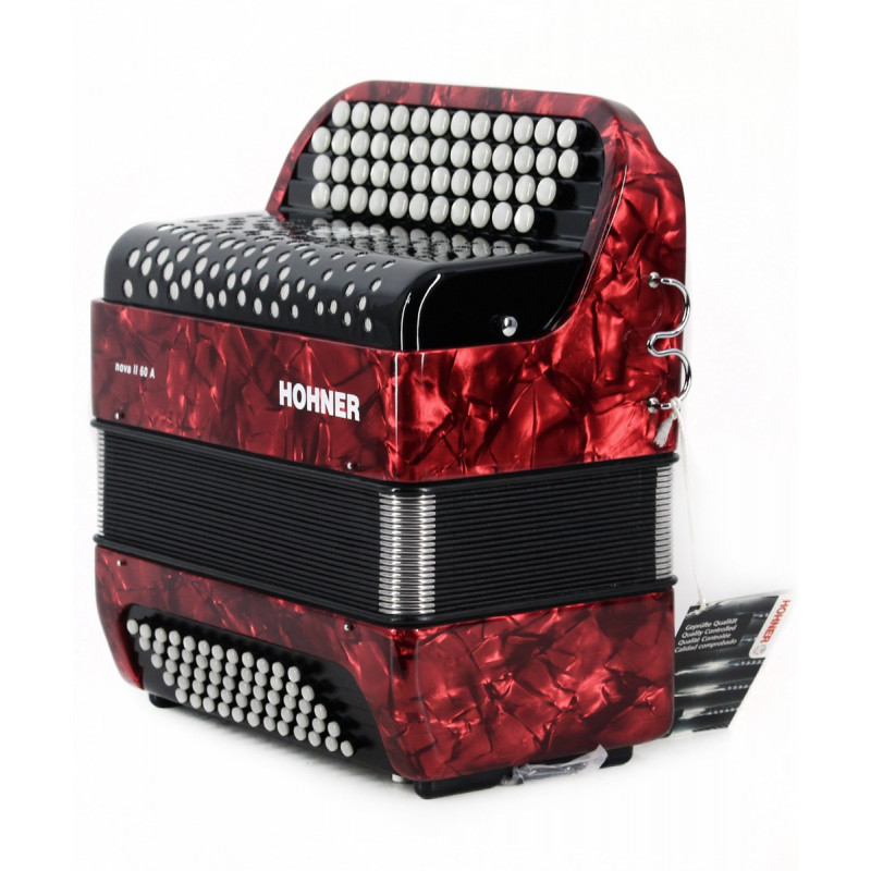 HOHNER Nova II 60 A red в магазине Music-Hummer