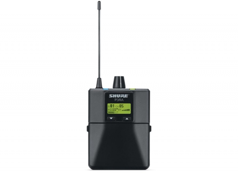 SHURE P3RA M16 686-710 MHz  металлический приемник для системы персонального мониторинга PSM300 в магазине Music-Hummer