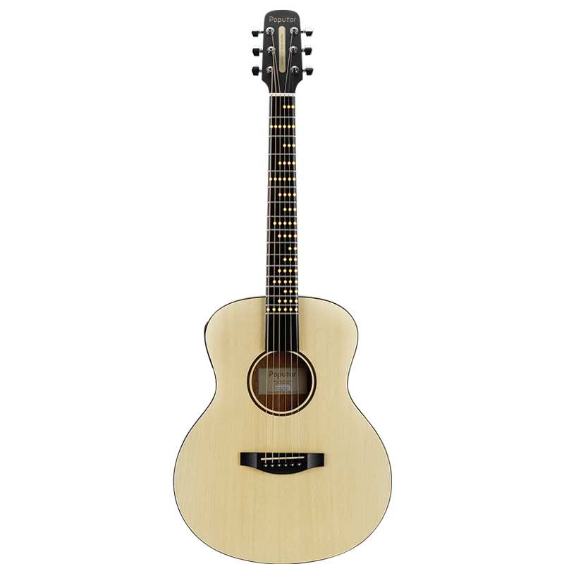  Акустическая гитара POPUMUSIC Poputar T1 Travel Edition Wood в магазине Music-Hummer