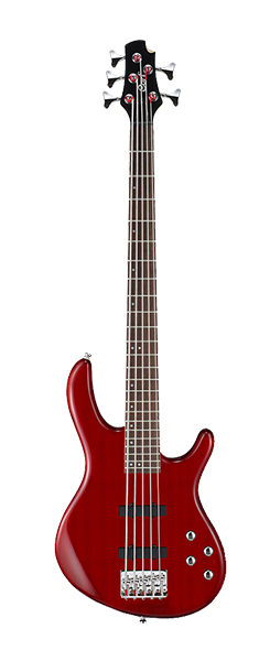 Бас-гитара Cort Action-Bass-V-Plus-TR Action Series  5-струнная, красная в магазине Music-Hummer