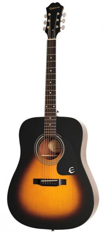 Акустическая гитара EPIPHONE DR-220S Solid Top Acoustic Vintage Sunburst в магазине Music-Hummer