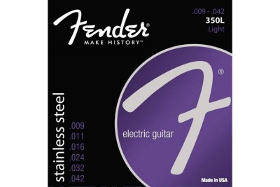 FENDER STRINGS NEW STAINLESS 350L STNLS STL BALL END 9-42, струны для электрогитары, стальные в магазине Music-Hummer