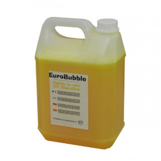 Жидкость для генераторов мыльных пузырей SFAT CAN 5 L- EUROBUBBLE St. FLUO UV в магазине Music-Hummer