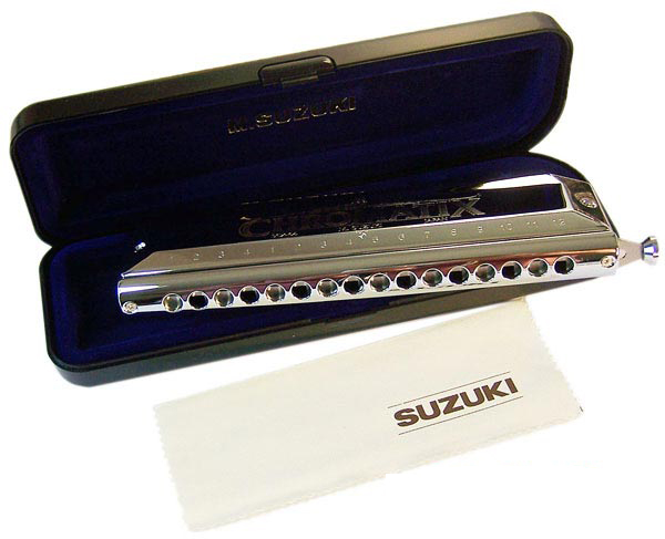 Губная гармошка хроматическая Suzuki SCX-64 в магазине Music-Hummer
