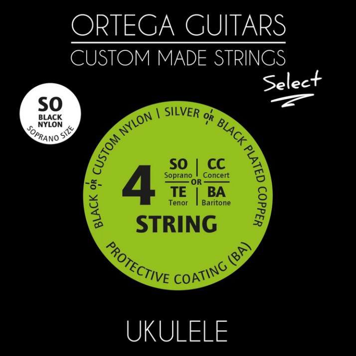 Комплект струн для укулеле сопрано Ortega UKSBK-SO Select в магазине Music-Hummer