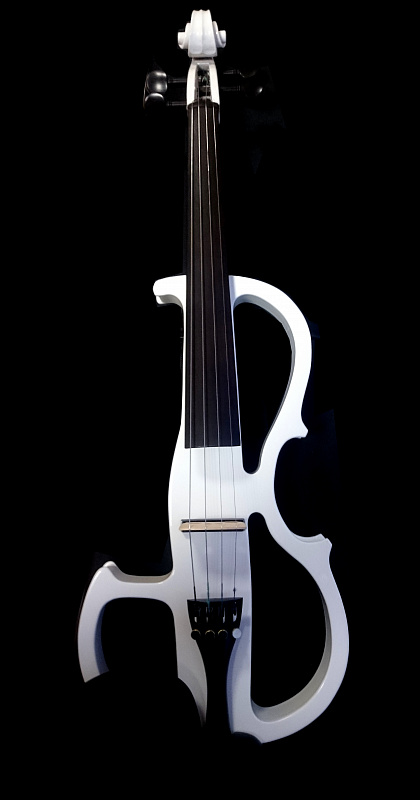 Белая электроскрипка Violin 5K 4/4   в магазине Music-Hummer