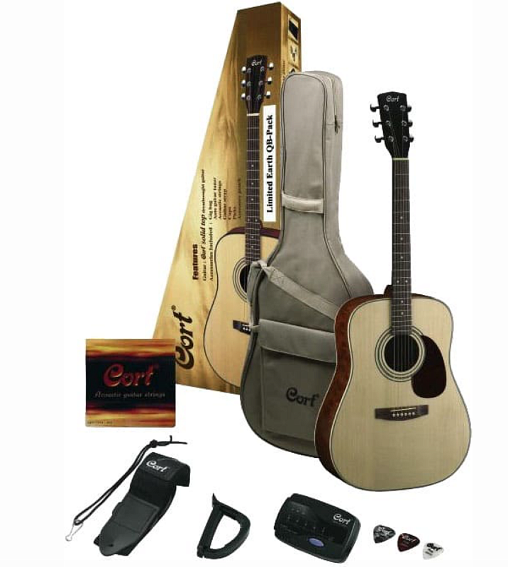 Набор с акустической гитарой  Cort Earth-Pack OP в магазине Music-Hummer