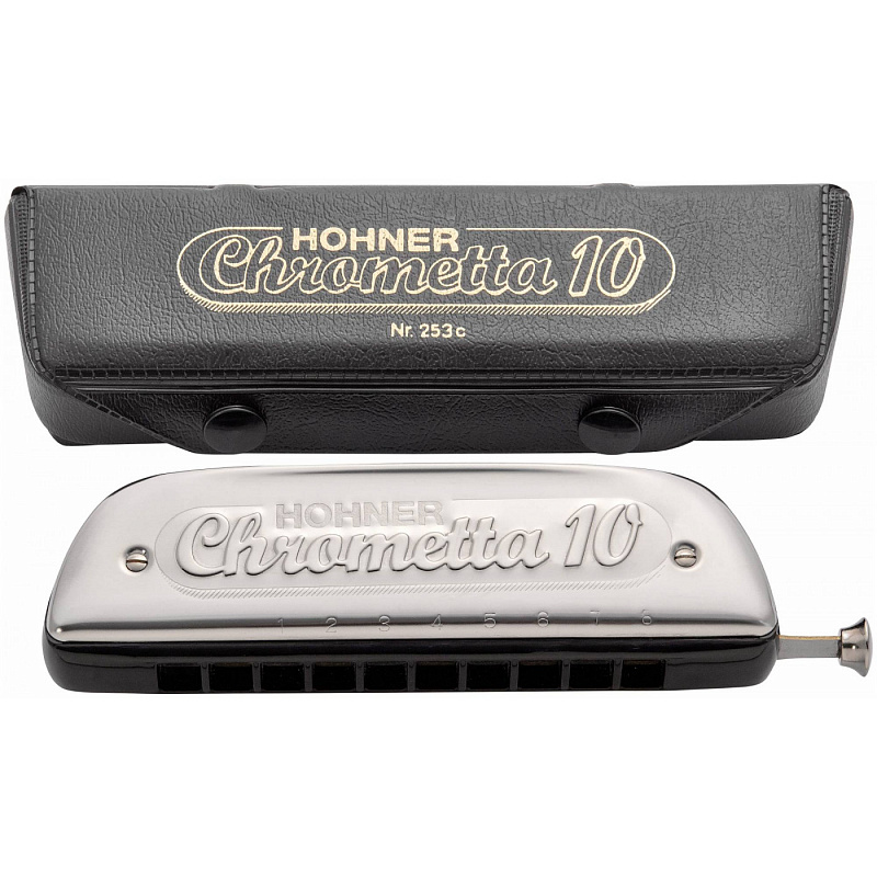 HOHNER Chrometta 10 - Губная гармоника хроматическая Хонер в магазине Music-Hummer
