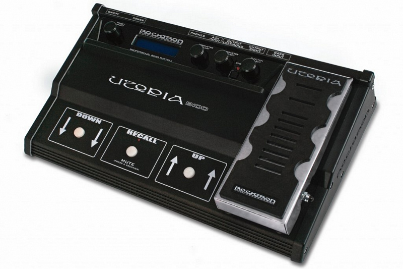 ROCKTRON UTOPIA B 100 Напольный басовый процессор эффектов 64 заводских + 68 редактируемых пресета в магазине Music-Hummer