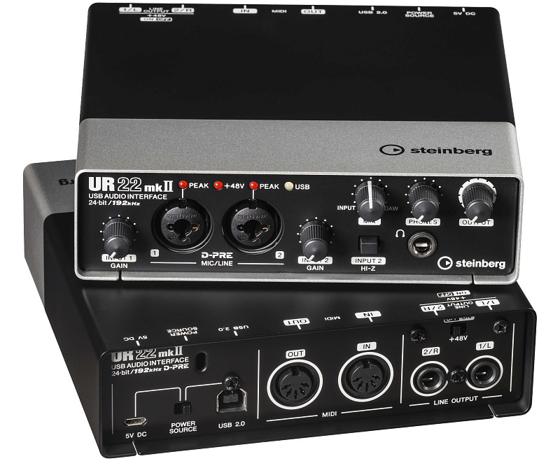 Steinberg UR22 MKII USB аудио интерфейс в магазине Music-Hummer