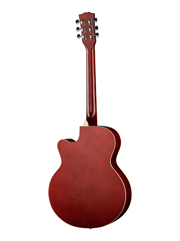 Акустическая гитара, с вырезом, санберст, Caraya F511-BS в магазине Music-Hummer