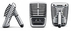SHURE MV51 цифровой конденсаторный микрофон для записи на компьютер и устройства Apple