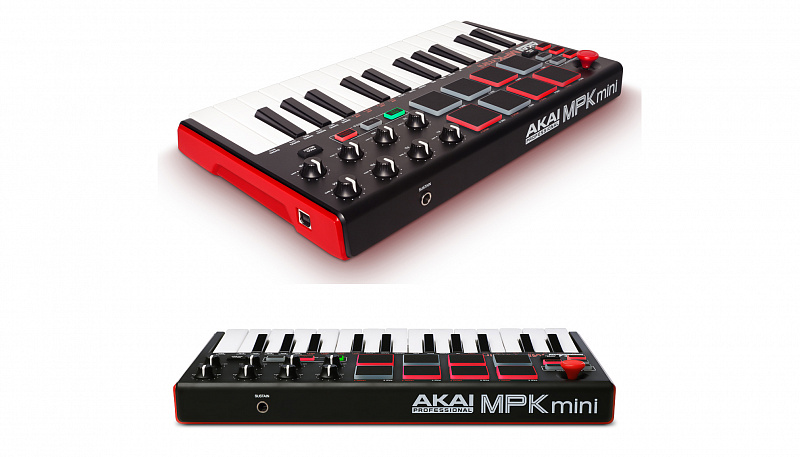 AKAI PRO MPK MINI MK2 USB миди клавиатура в магазине Music-Hummer