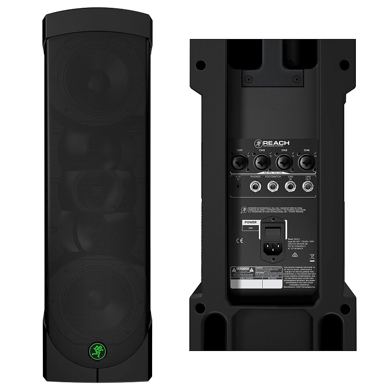 MACKIE Reach портативная активная акустическая система с расширенной зоной покрытия и удаленным Bluetooth управлением. в магазине Music-Hummer