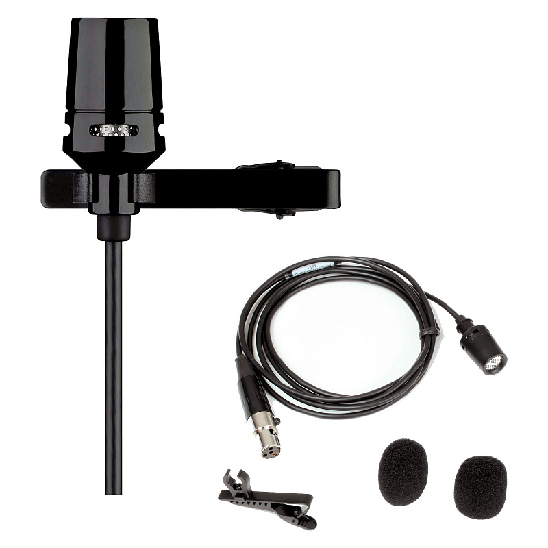 SHURE CVL-B/C-TQG направленный кардиоидный петличный микрофон, цвет черный в магазине Music-Hummer