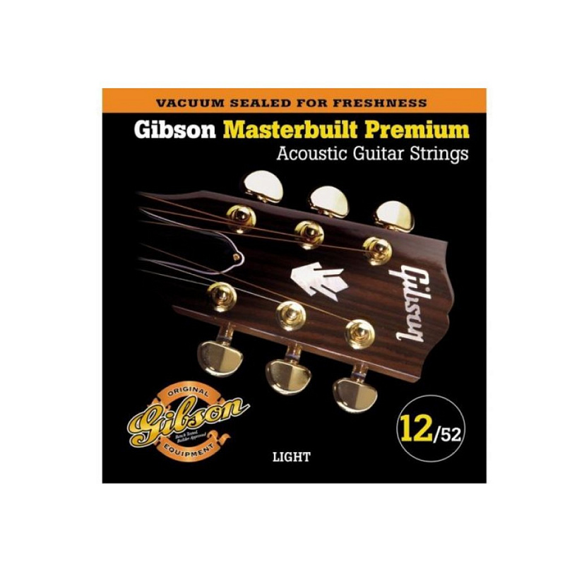 GIBSON SAG-J200L PREMIUM PHOS BRONZE .012-.052 струны для акустической гитары в магазине Music-Hummer