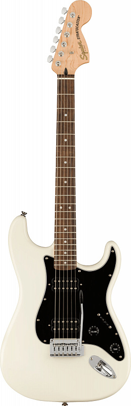 Электрогитара FENDER SQUIER Affinity 2021 Stratocaster HH LRL Olympic White в магазине Music-Hummer