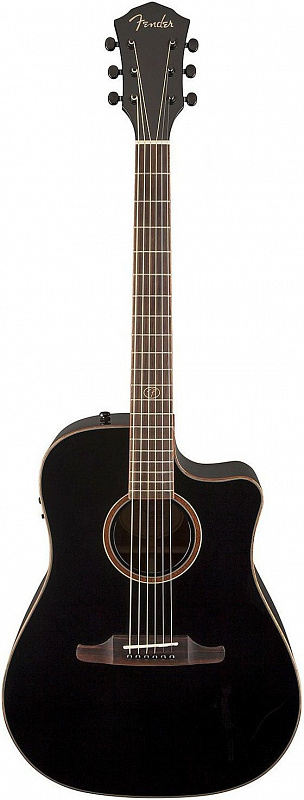 Fender F-1020SCE Dreadnought Black электроакустическая гитара в магазине Music-Hummer