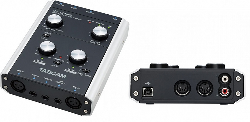 Tascam us-122mkii USB AUDIO/MIDI интерфейс в магазине Music-Hummer