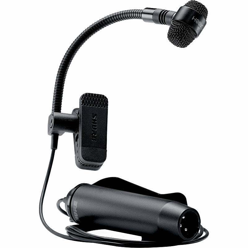 SHURE PGA98H-XLR кардиоидный конденсаторный инструментальный микрофон в магазине Music-Hummer